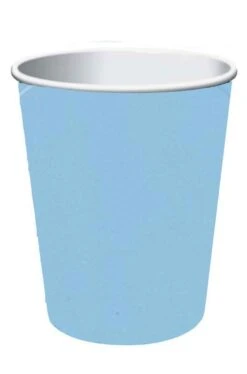 AMSCAN Set 10 Bicchieri Di Carta Party Azzurri Ml. 266