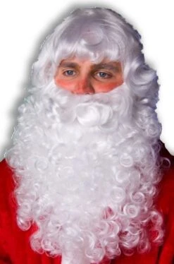 Set Barba Baffo E Parrucca Babbo Natale