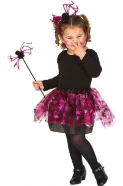 Set Per Costume Da Ragno Bambina
