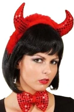 Set Diavolo Orecchie Farfallino E Coda