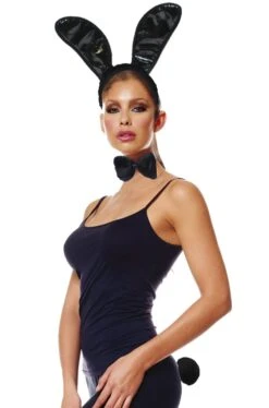 Set Costume Da Animale Da Coniglio Nero