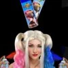 Colore Per Capelli Set Harley Quinn E Tifoso Di Genoa Bologna Catania