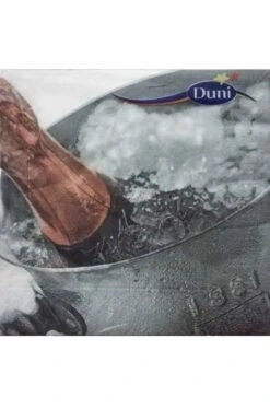 AMSCAN Silver Party Spumante Tovaglioli Di Carta 20pz 33x33