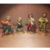 Statuine Del Presepe 7cm Gruppo Di Quattro Zampognari