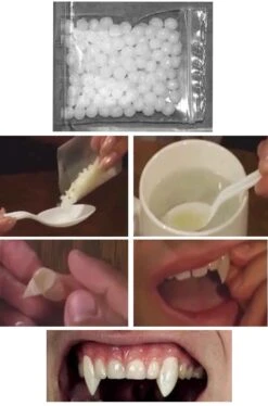 Termoplastica Colla Solo Per Fissare I Denti Da Vampiro