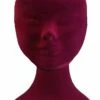 Testa Di Manichino Da Esposizione Usata Vellutata Bordeaux