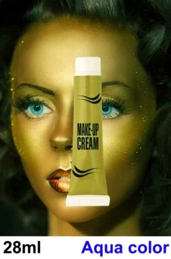 Trucco Fondotinta Oro Antico Tubetto Aqua Color 28g