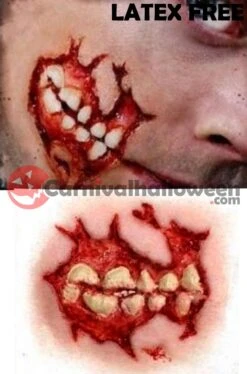 Cicatrici In Rilievo Senza Lattice Anche Per Allergici Bocca Stracciata TwoFaces