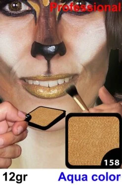 Trucco Professionale Aqua Color Cialda 12gr Oro