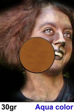 Trucco Teatrale In Cialda Acqua Color Marrone 30 G
