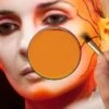 Trucco Teatrale In Cialda Acqua Color Arancio Terra D'india 30gr