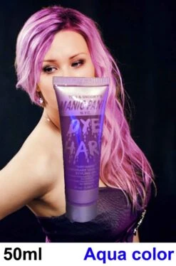 Trucco Teatrale Colore Gel Per Capelli 50 Ml Viola Porpora