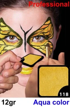 Trucco Professionale Aqua Color Cialda 12gr Giallo Citronella