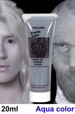 Trucco Teatrale Kryolan Tubetto Aqua Color 25 Ml Grigio