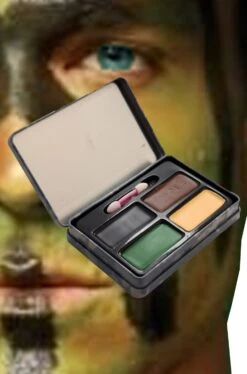 Trucco Teatrale Palette Militare Mimetico