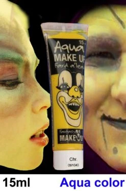 Trucco Teatrale Tubetto Aqua Color 15ml Giallo