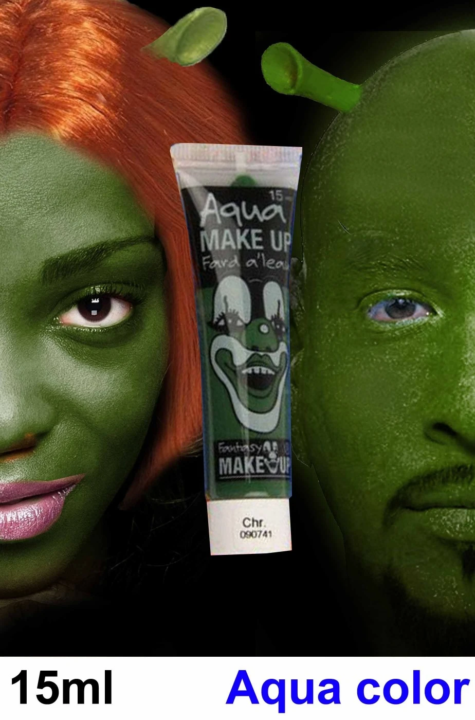 Trucco Teatrale Tubetto Aqua Color 15ml Verde