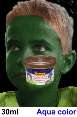 Trucco Teatrale Barattolo Aqua Color 30ml Verde Hulk