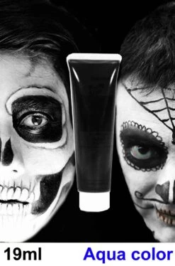 Trucco Teatrale Tubetto Aqua Color 19gr Nero