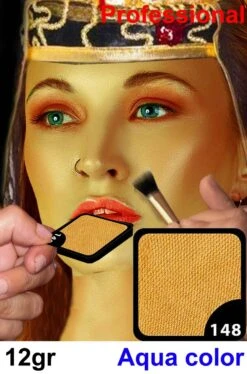 Trucco Professionale Aqua Color Cialda 12gr Oro Pallido