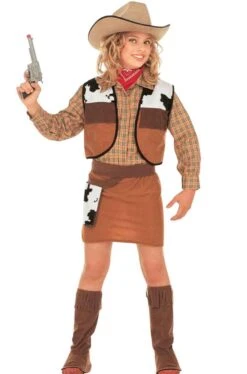 WIDMANN Costume Carnevale Bambina Cowgirl Donna Del West