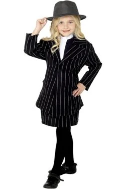 Smiffys Costume Carnevale Bambina Gangster