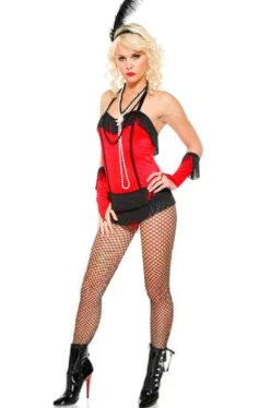 Costume Donna Sexy Burlesque Flapper Anni 20