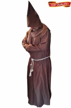 Costume Da Frate O Monaco Saio Di Qualita' Teatrale Con Pellegrina