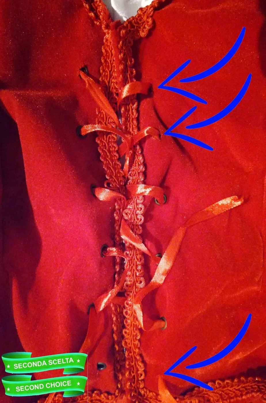 Costume Cappuccetto Rosso De Luxe Scontato SECONDA SCELTA - immagine 2