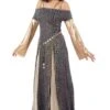 Costume Donna Regina Medievale Lady Ginevra O Elfa