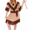 Costume Carnevale Bambina Principessa Indiana Sioux
