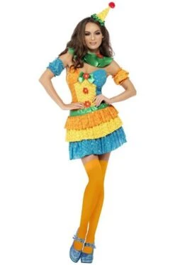 Smiffys Costume Donna Pagliaccio Clown