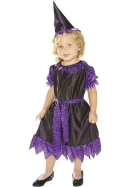Costume Carnevale Bambina Strega Nera