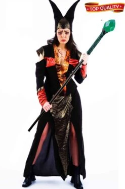 Costume Halloween Adulta Diavola Malefica
