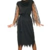 Costume Vampira Gotica Lungo Nero Donna